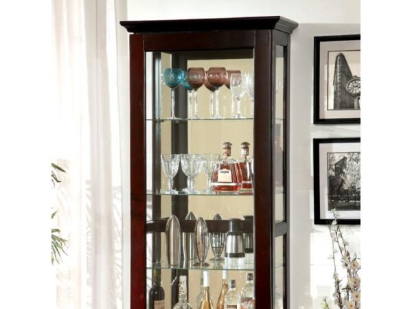 Ludden Curio Dining Storage Brown