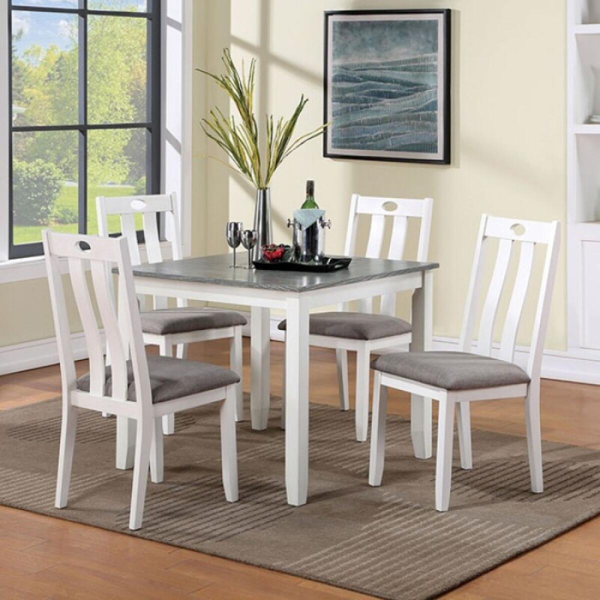 92d252b9dba368bd28f4c599ec327337 Dunseith 5 Pc. Dining Set - Image 1