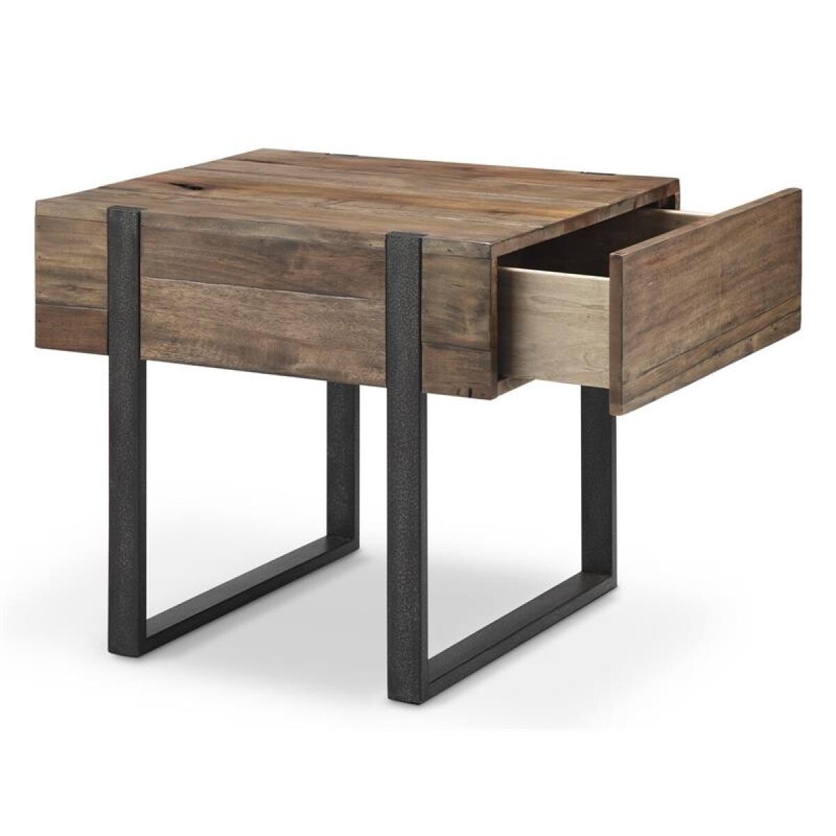 Prescott Rectangular End Table End tables Brown 5