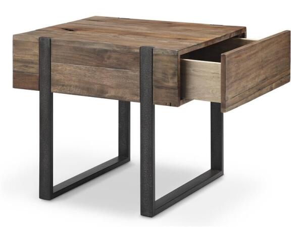 Prescott Rectangular End Table End tables Brown 9