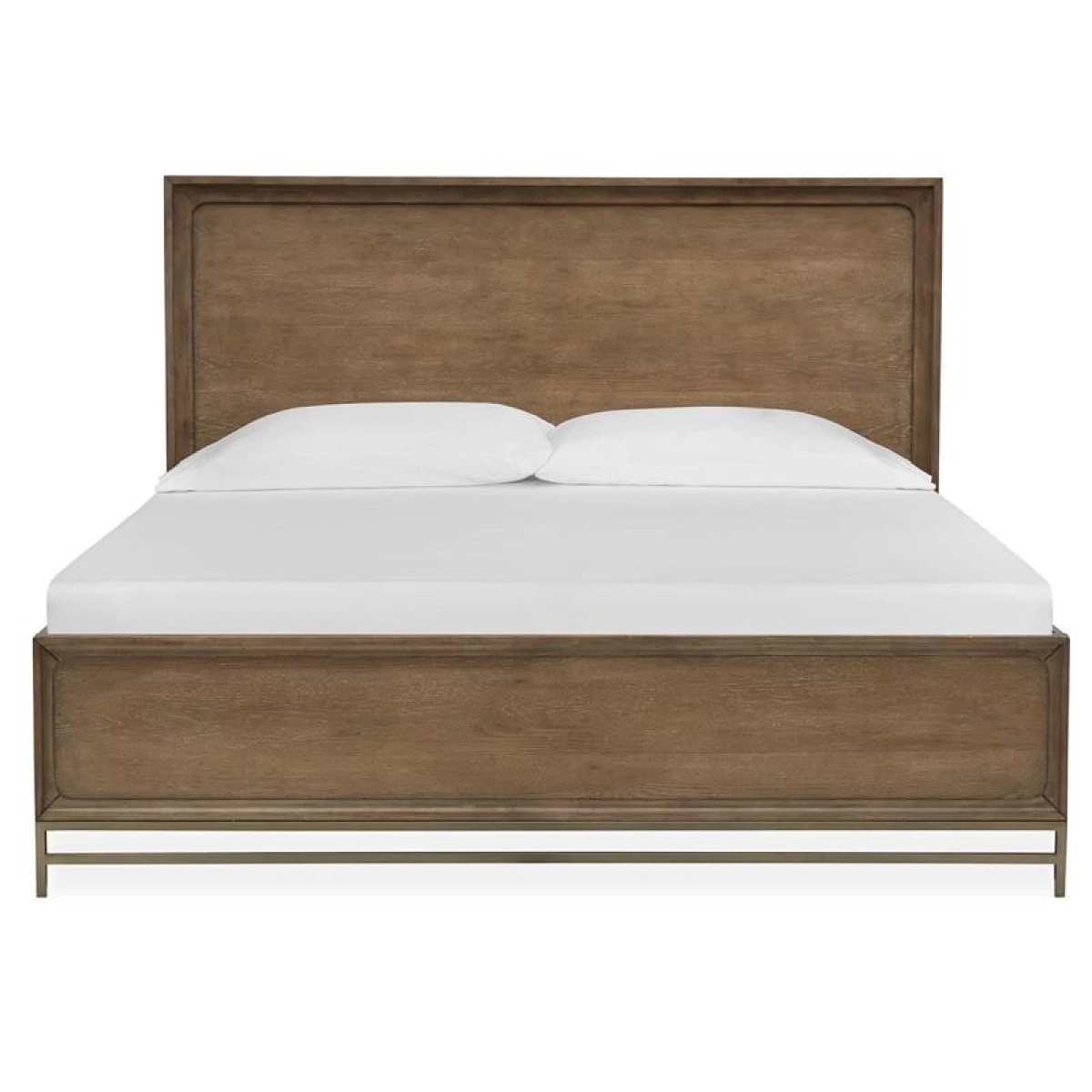 Lindon B5570-54R Wood Queen/King Panel Bed Rails SU - Image 2