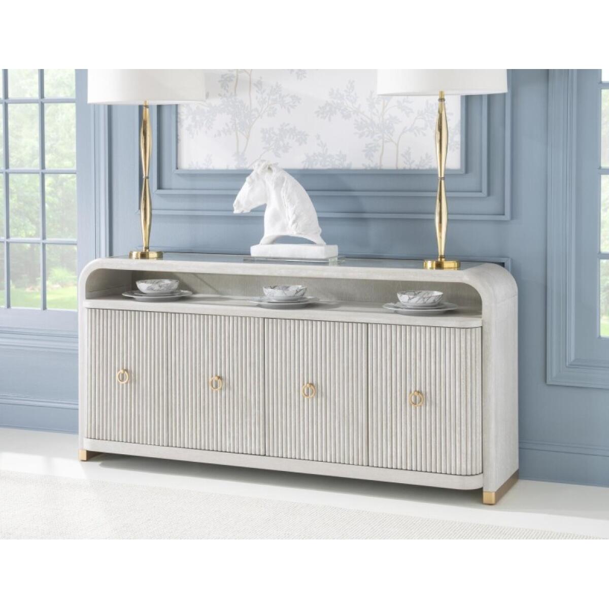 Oyster Credenza Dining Storage Cream 6