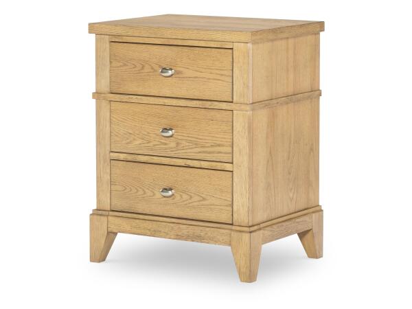Nightstand Natural Hickory Youth Nightstands Brown