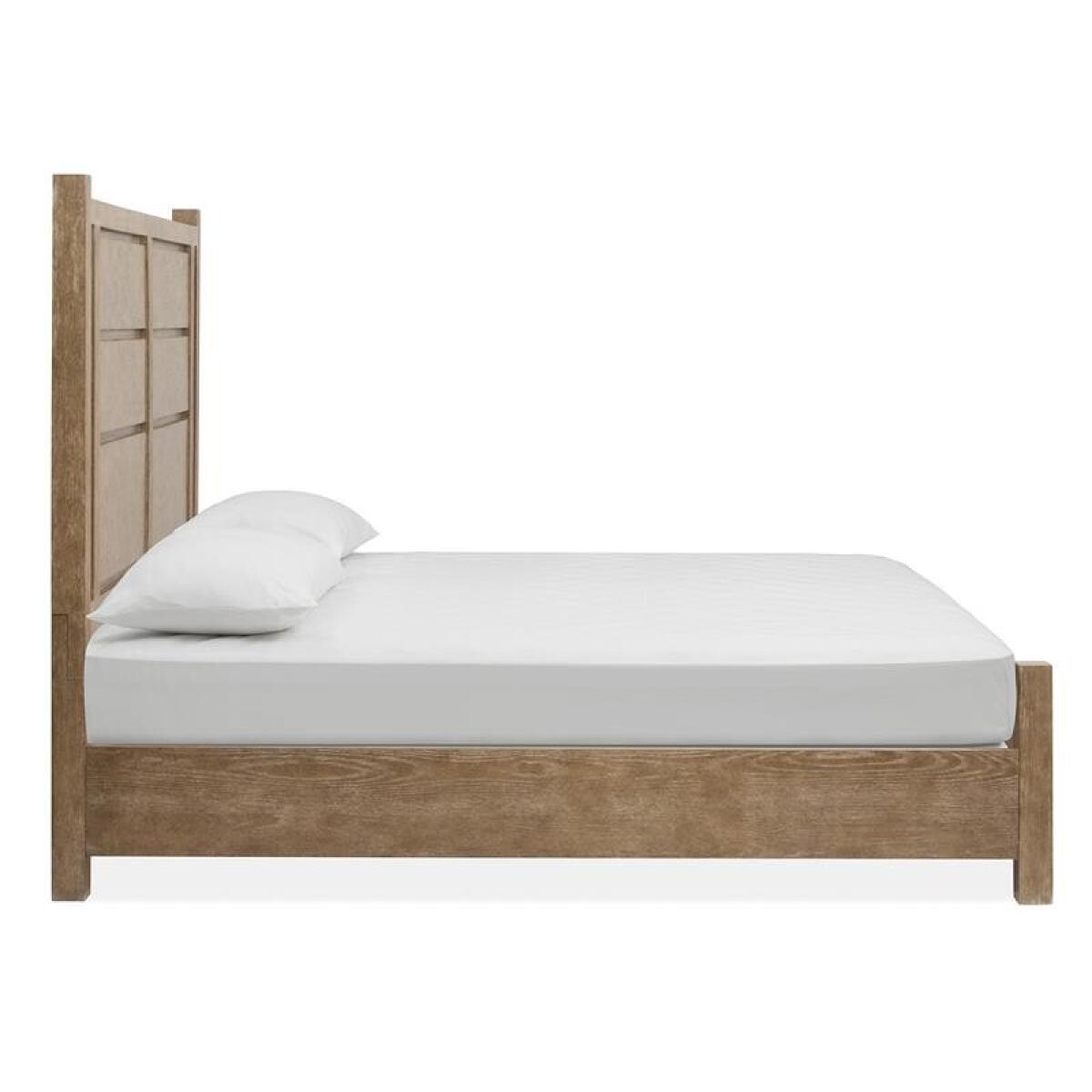 Plum Creek – LT. Brown Complete Cal.King Panel Bed Beds Beds 6