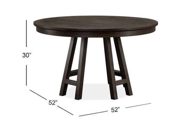Westley D4399-27 52" Round Dining Table - Image 7
