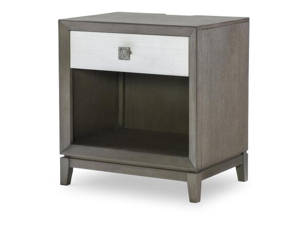 Open Nightstand Nightstands Gray