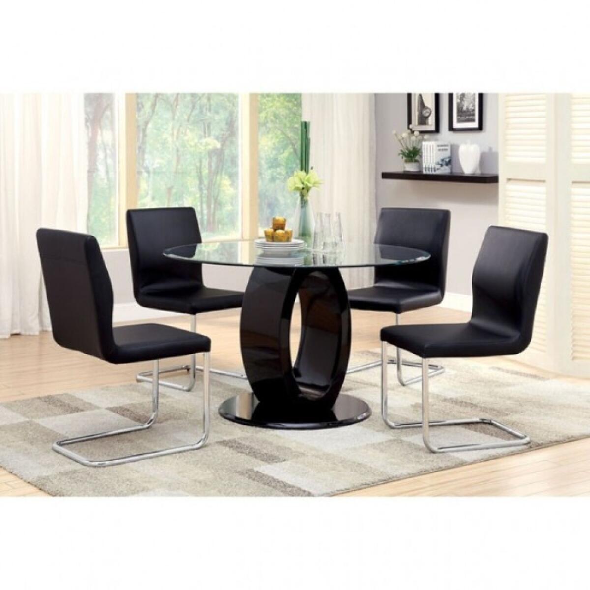 Lodia Dining Table Dining Tables Black 5
