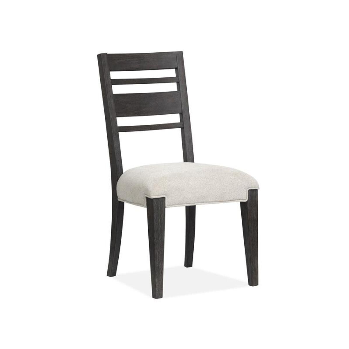 Plum Creek - Black Dining Side Chair w/Upholstered Seat (2/ctn) - Image 2