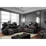 Zaurak Love Seat Recliners Black 14