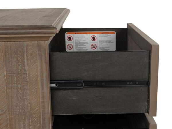 Lancaster Drawer Nightstand Nightstands Brown 20
