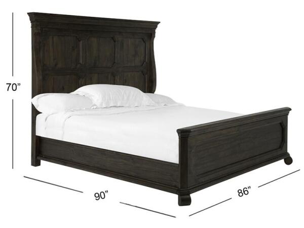 Bellamy B2491-64 King Panel Bed - Image 3