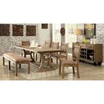 Gianna 96″ Dining Table Dining Tables Brown 12