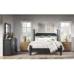 Nightstand 3 Drw W/ Casters Barnwood Oak CLH4010-3100 - Image 4