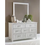 Seven Drawer Dresser Youth Dressers Bleached Linen 12