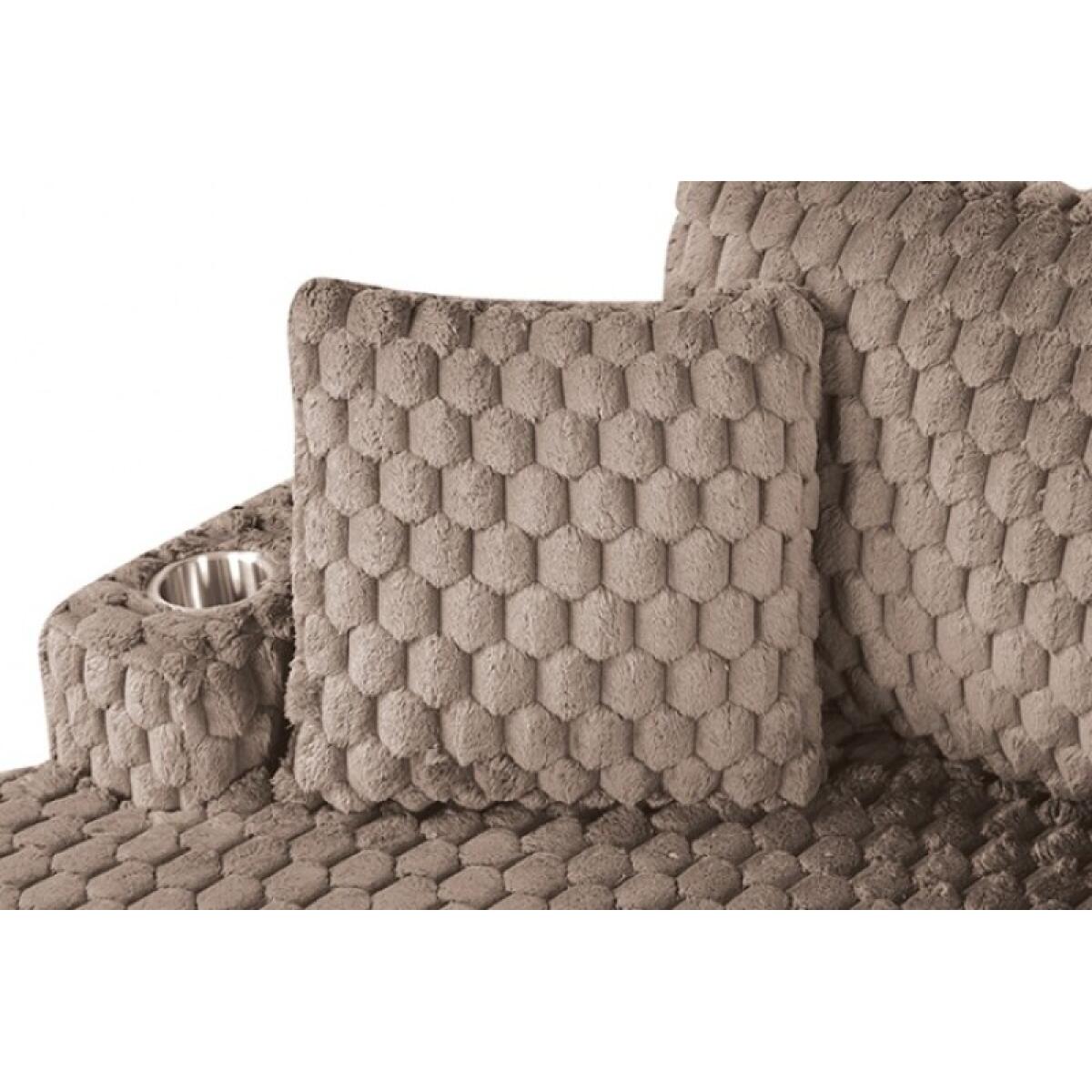 Ferryhill 2-Arm Chaise Sleeper Sofas Furniture of America 8