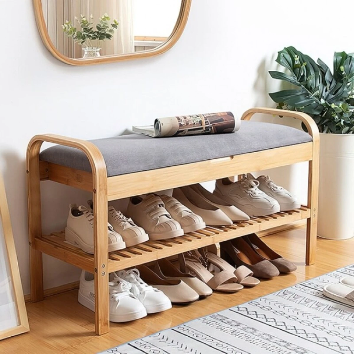Skipper Shoe Storage Bench - Image 2