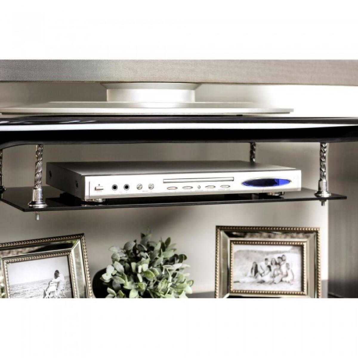 Dietrich 60″ TV Console Entertainment Stands Black 6