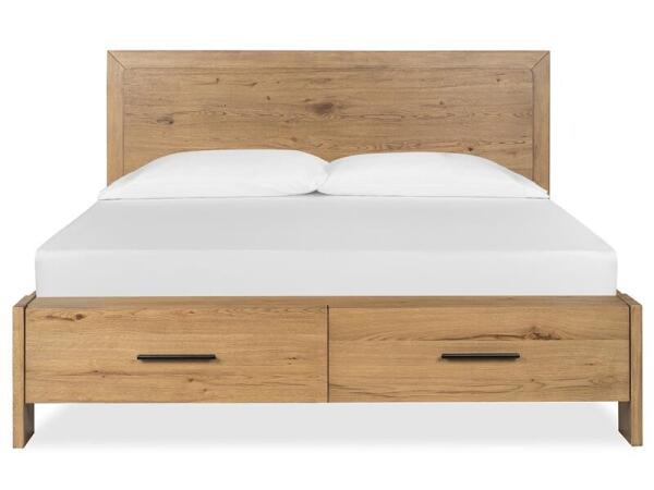 Davenport B6309-64SF Wood King Panel Bed Storage Footboard SU