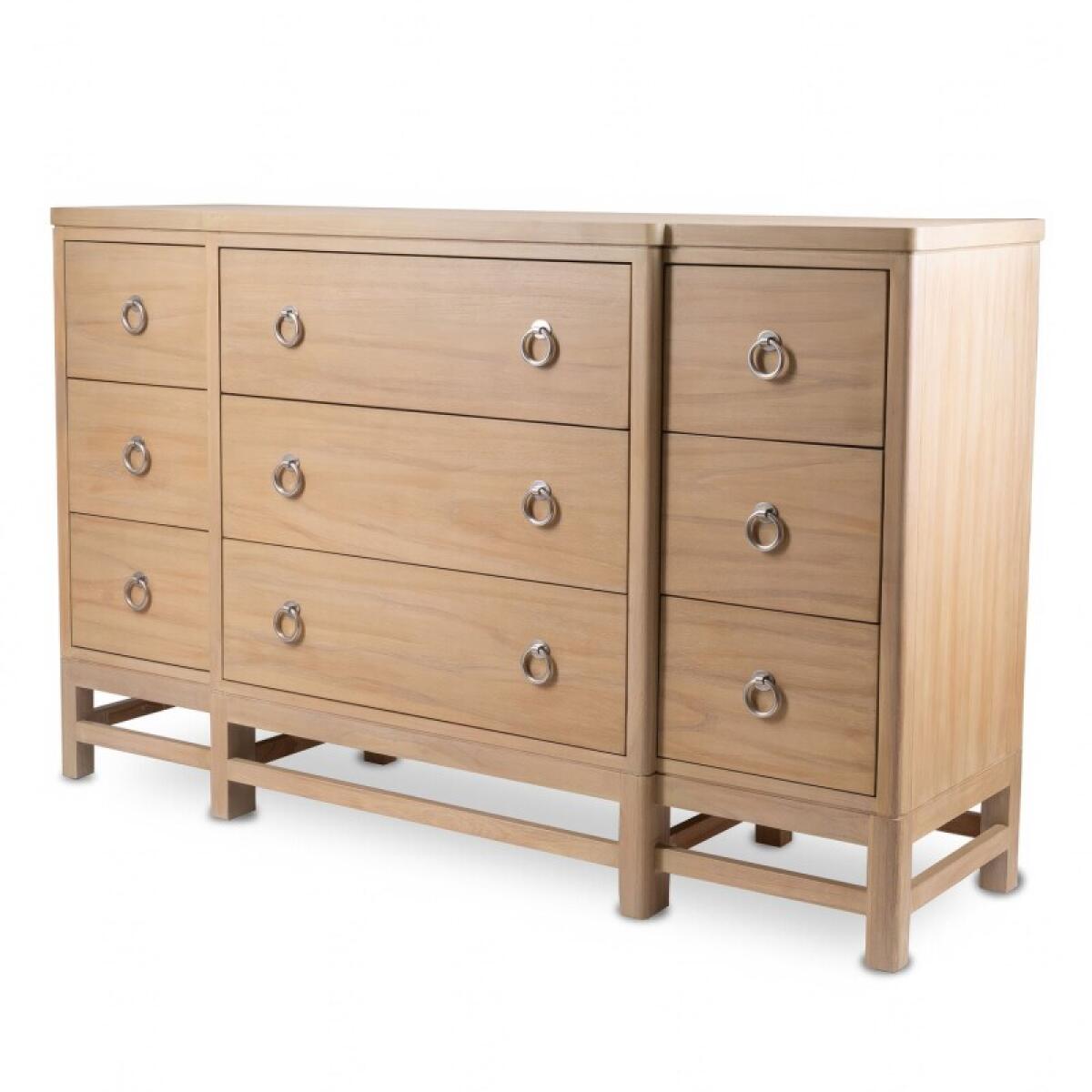 Monterey 9 Drawer Dresser Dressers Brown 4