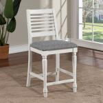 Calabria Counter Ht. Chair (2/Box) Barstools Antique White/Gray 7