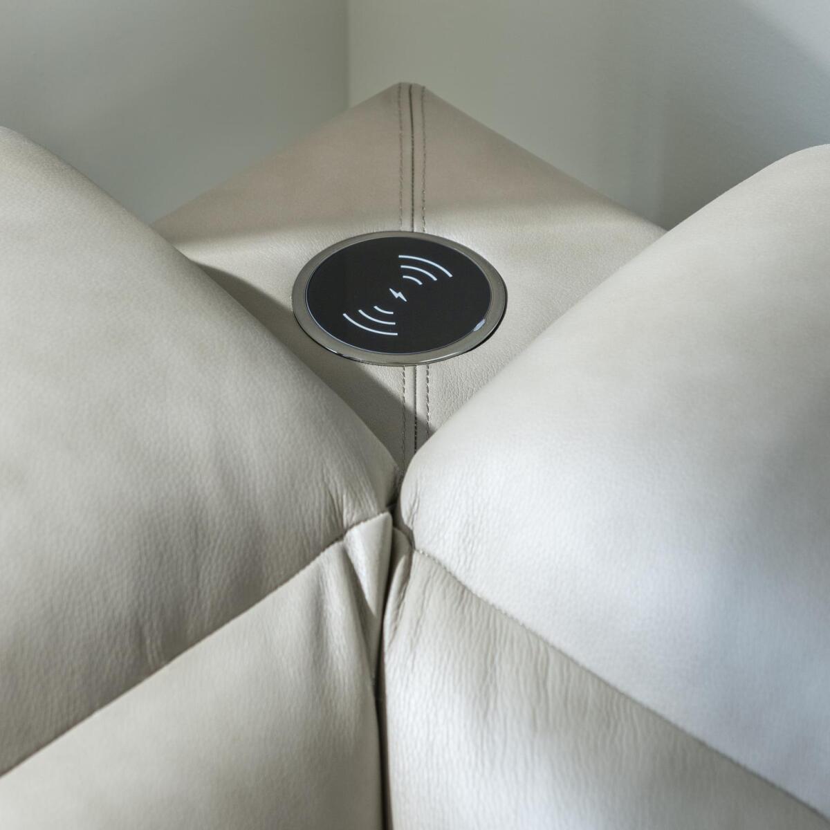 Wedge With Two 20" Pillows And Wireless Corner Charging - Image 5