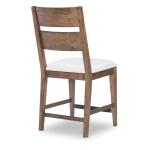 Ladder Back Counter Height Chair Chairs & Benches Brown 12