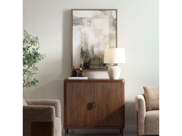 Subliminal Drift Framed Canvas Art Art