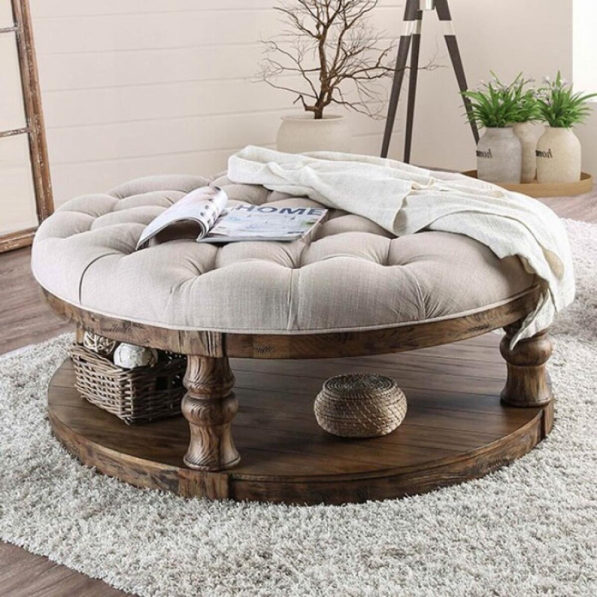 Mika Coffee Table Cocktail & Coffee Tables Antique Oak 4