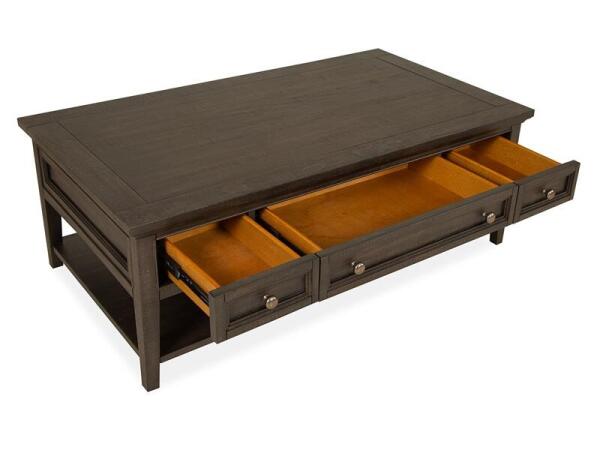 Westley Falls Rectangular Cocktail Table w/Casters - Image 7