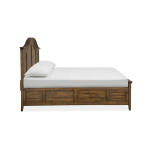 Complete Queen Arched Bed with Regular Rails Beds Beds 10