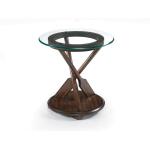 Beaufort Wood Round End Table Base KD