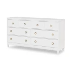 1160 Summerland BR Dresser White Finish