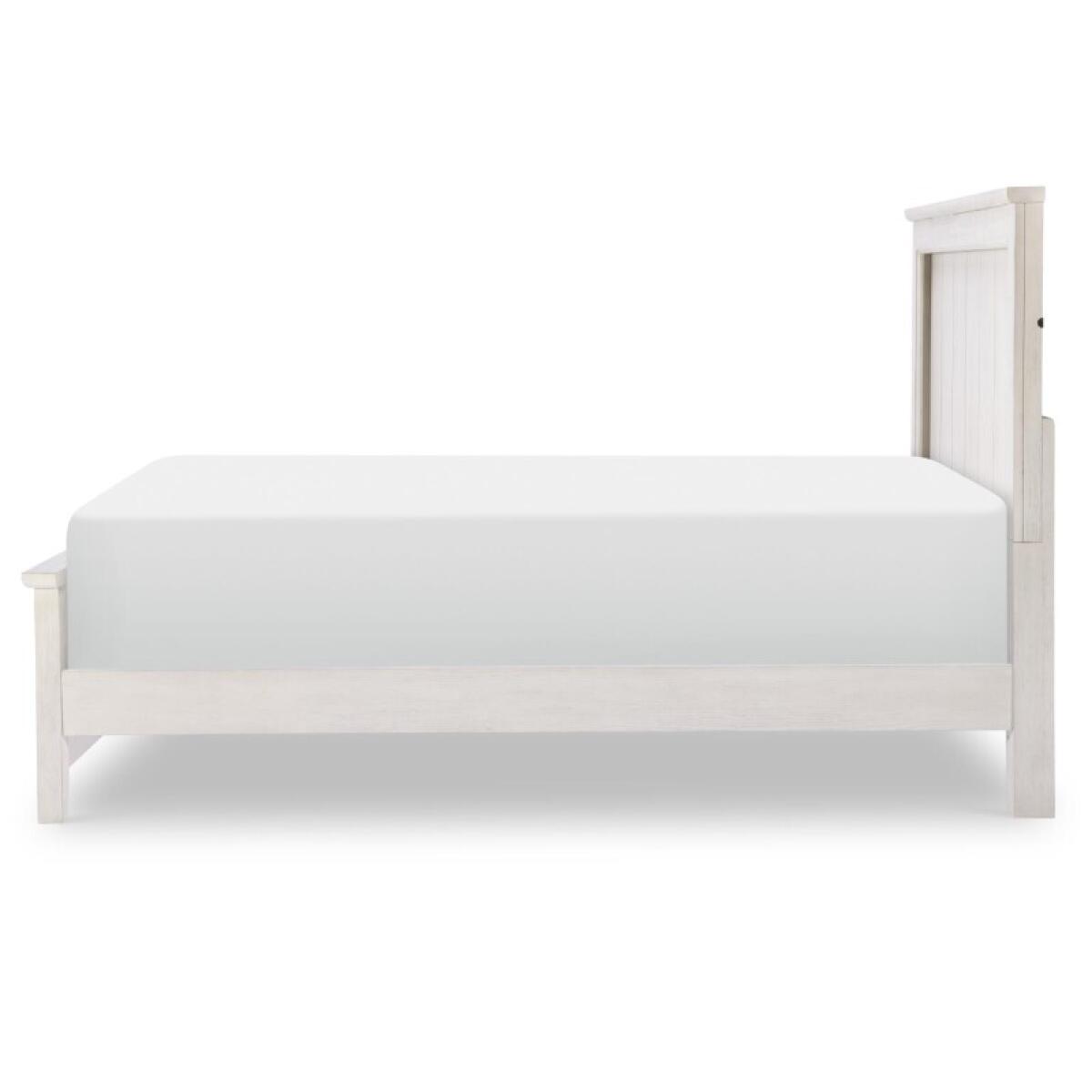 Complete Panel Bed Full Youth Beds Bleached Linen 6