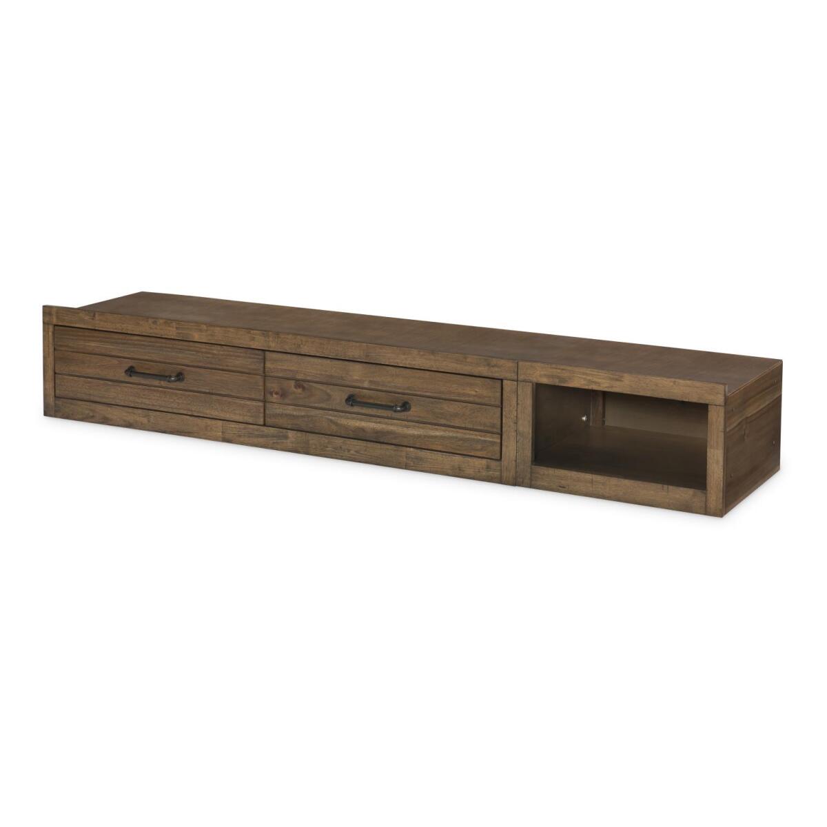 Underbed Storage Unit Brown Finish Bed Parts Bed Parts 4