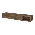 Underbed Storage Unit Brown Finish
