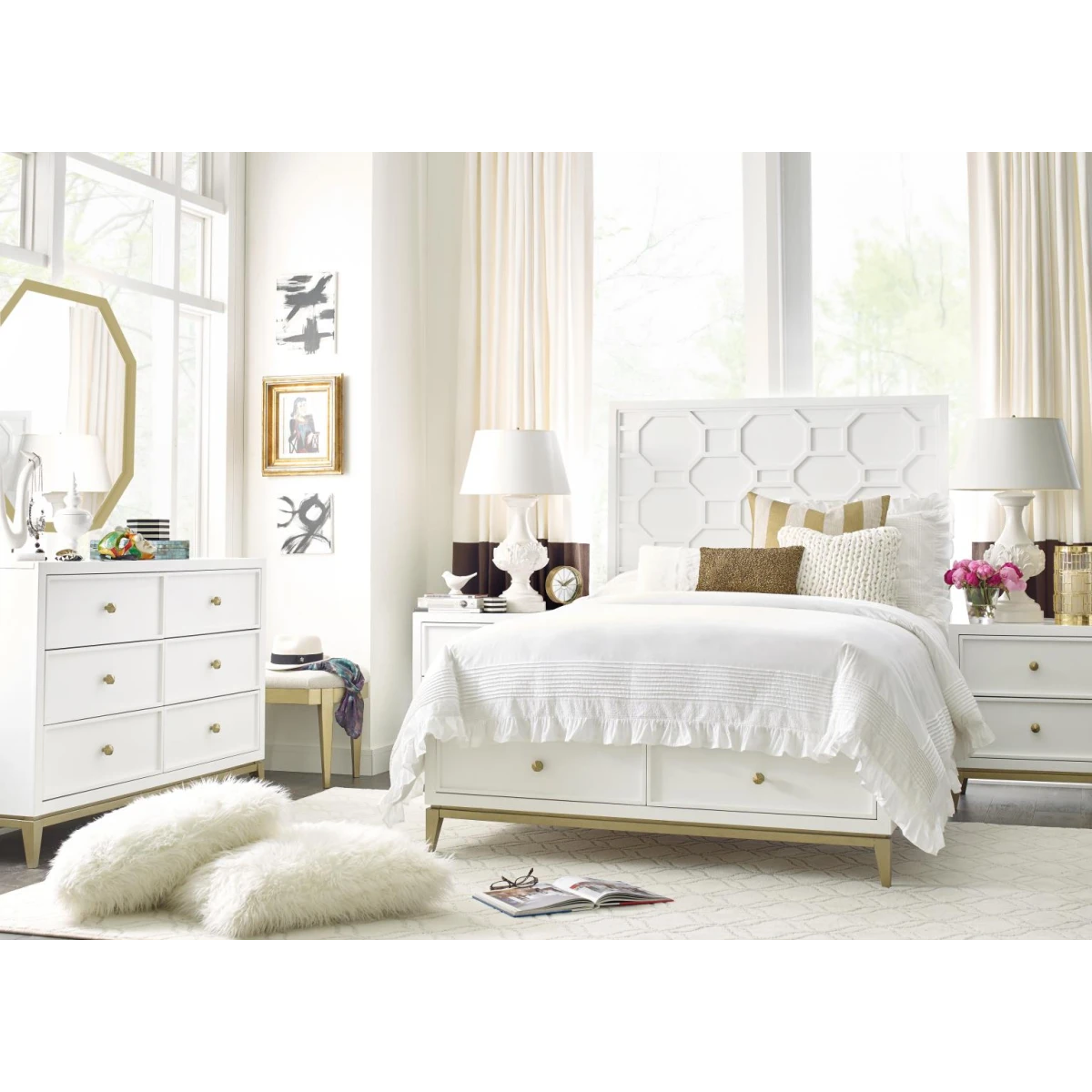 N7810 Chelsea by RR LK Complete Panel Bed W Stg Fb F (4/6) - Image 2