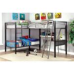 Ballarat L-shaped Triple Twin Bunk Bed Youth Beds Furniture of America 10