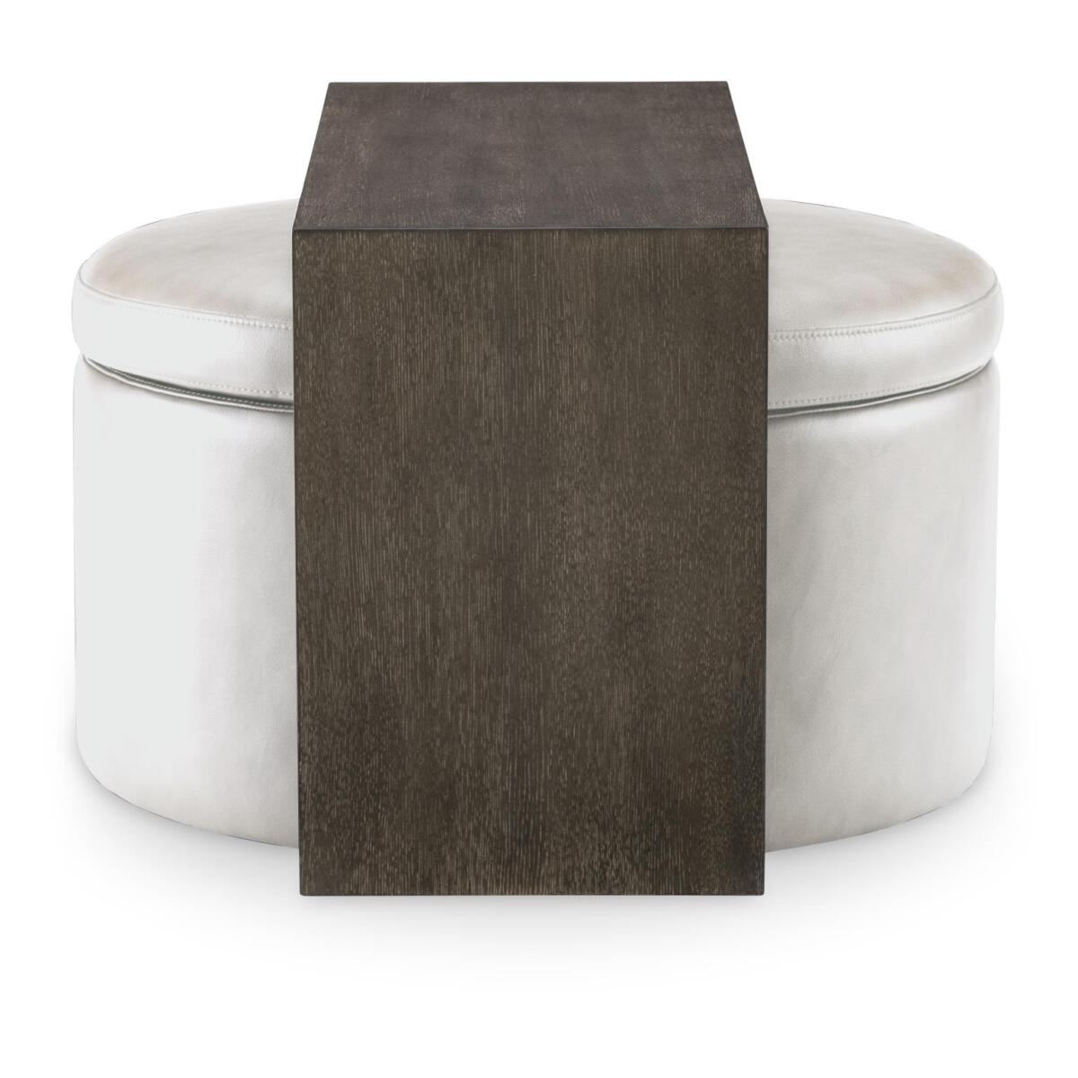 Swivel Ottoman On Casters - Image 4