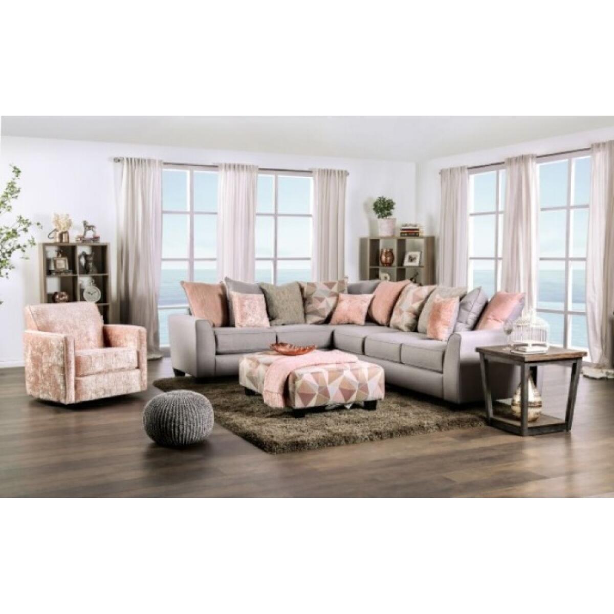 Harriden Ottoman Ottomans & Poufs Furniture of America 5