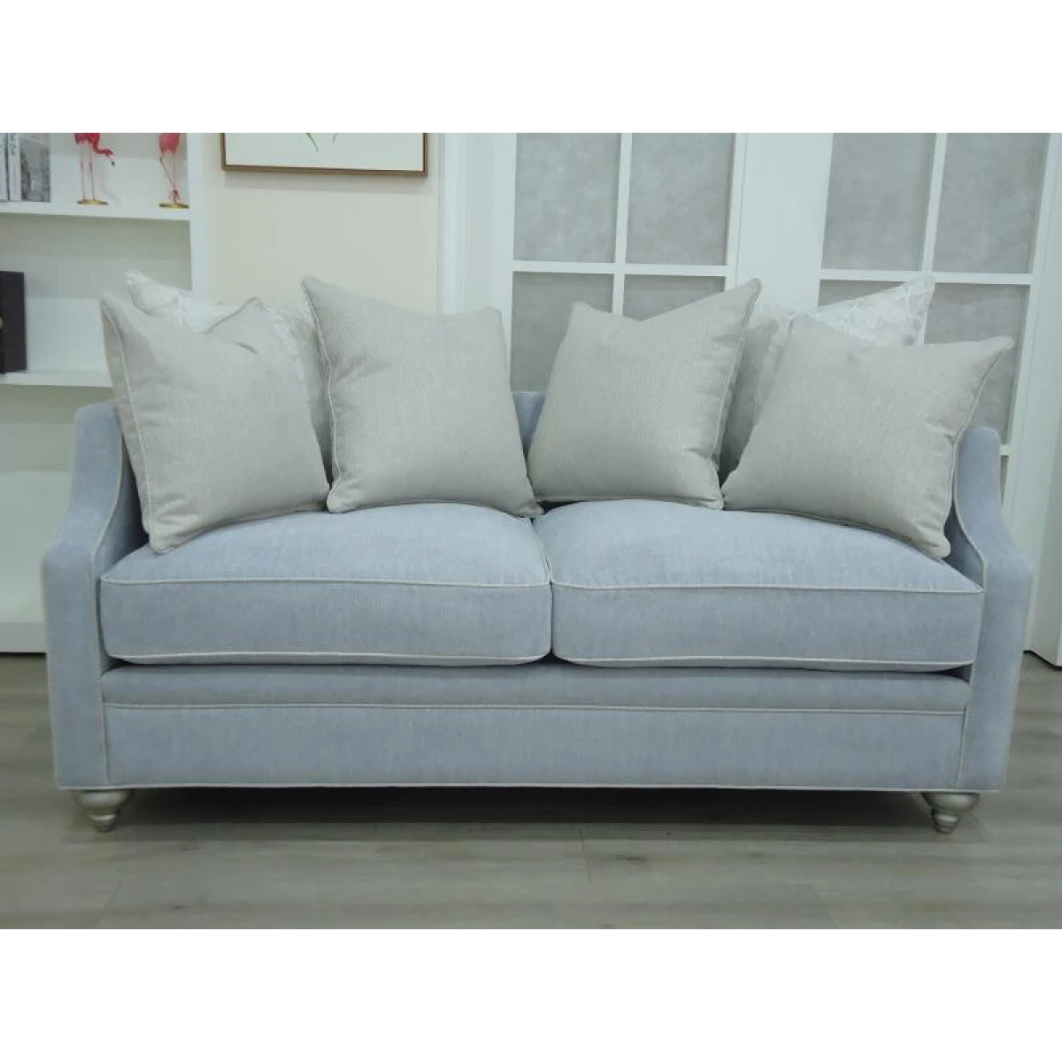 Townsend Silver Loveseat Loveseats Loveseats 4