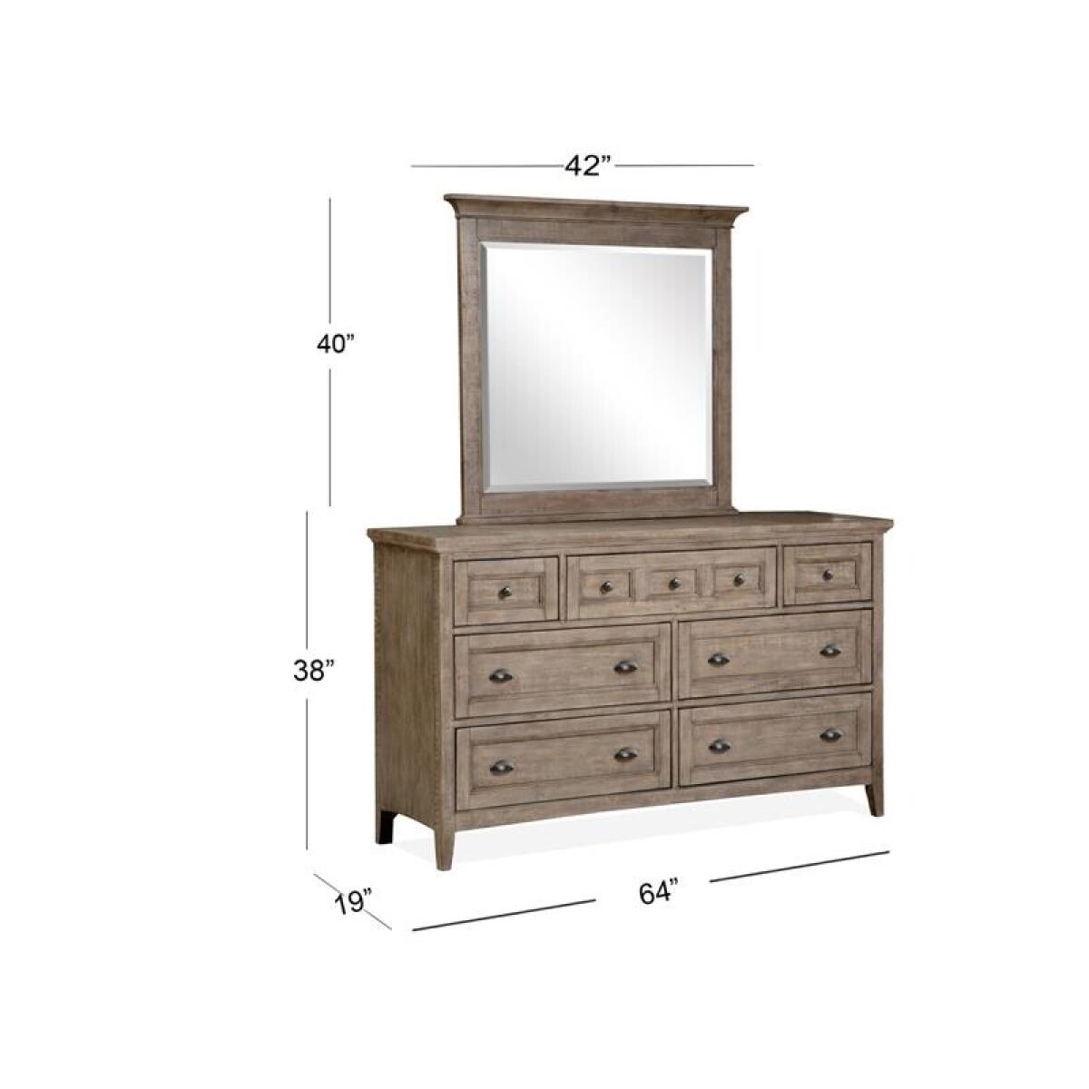 Paxton Place Landscape Mirror Bedroom Mirrors Brown 7