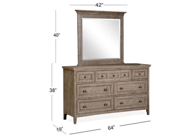 Paxton Place Landscape Mirror Bedroom Mirrors Brown 14