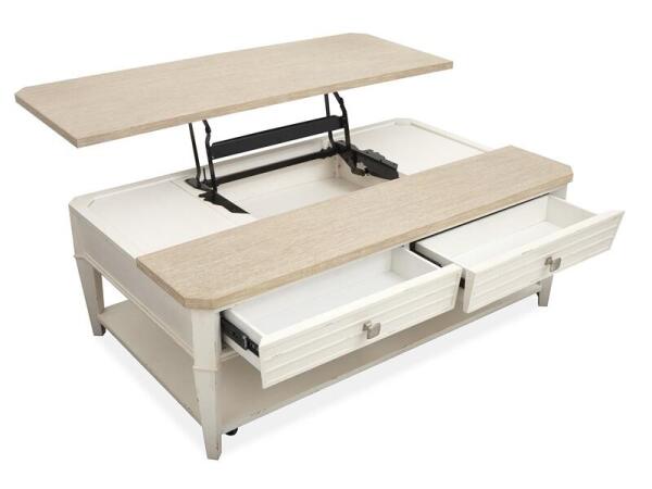 Echo Isles Lift Top Storage Cocktail Table w/Casters - Image 10