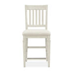 Counter Dining Chair w/Upholstered Seat (2/ctn) Chairs & Benches Alabaster and 9333A-7 Fabric 9