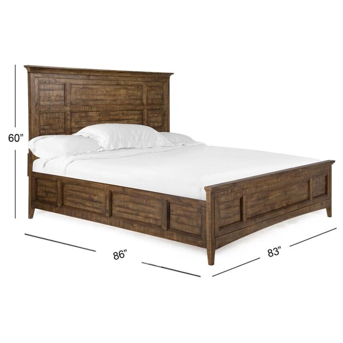 Bay Creek Complete King Panel Bed with Regular Rails - Image 4