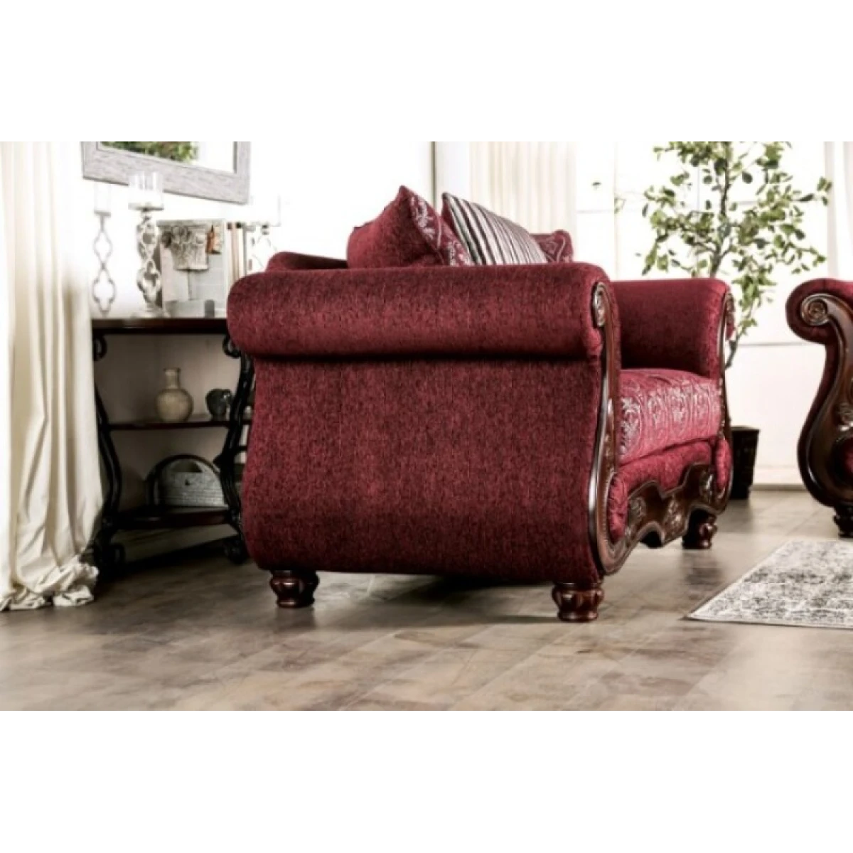 Sassari Loveseat Loveseats Burgundy 13
