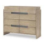 Dresser Weathered Oak Finish Youth Dressers Brown 9