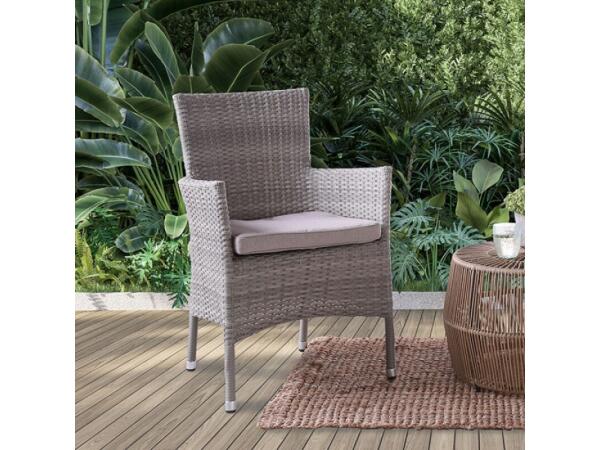 Galina Stacking Chair (2/STACK) Outdoor Chairs Furniture of America