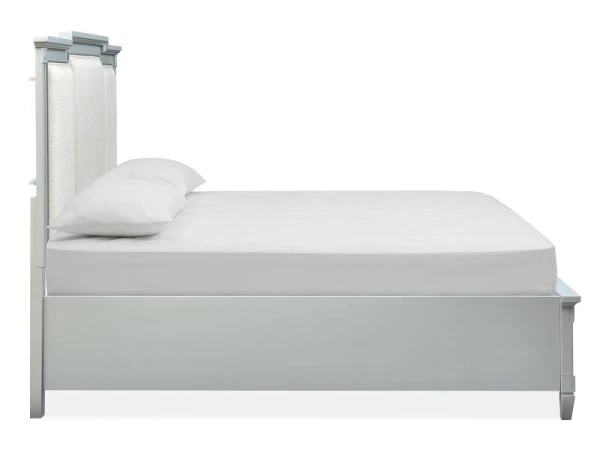 Glenbrook Complete Queen Panel Storage Bed w/Upholstered Headboard Beds Beds 12