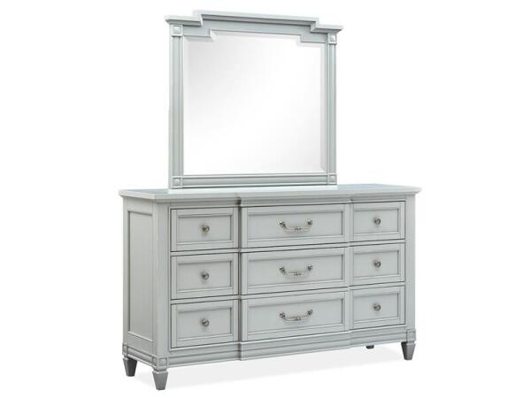 Glenbrook Landscape Mirror Bedroom Mirrors Gray 13